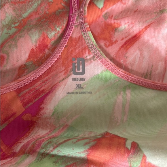 Ideology Pink Shock Tie Dye Low Impact Sports Bra SKU 0034 - Picture 10 of 12